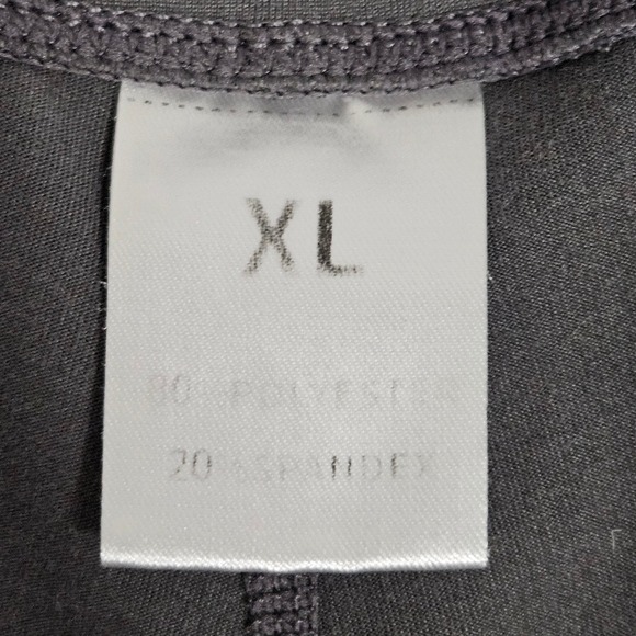 Alo Yoga Charcoal Gray High Rise Jogger Leggings Pockets Athleisure Workout XL - Picture 6 of 9